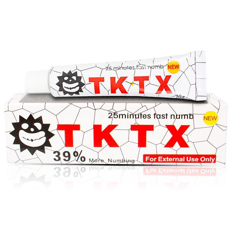 Крем анестетик замораживающий белый TKTX White 39% (мазь охлаждающая)
