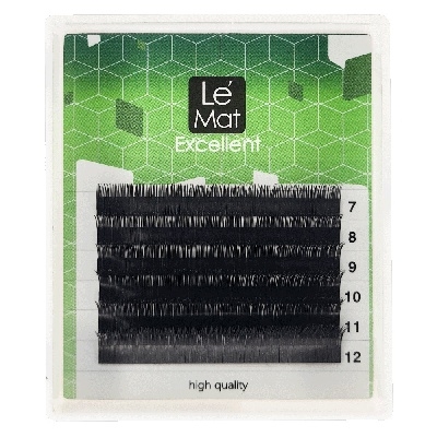 Ресницы черные Le mat (6 линий) MIX