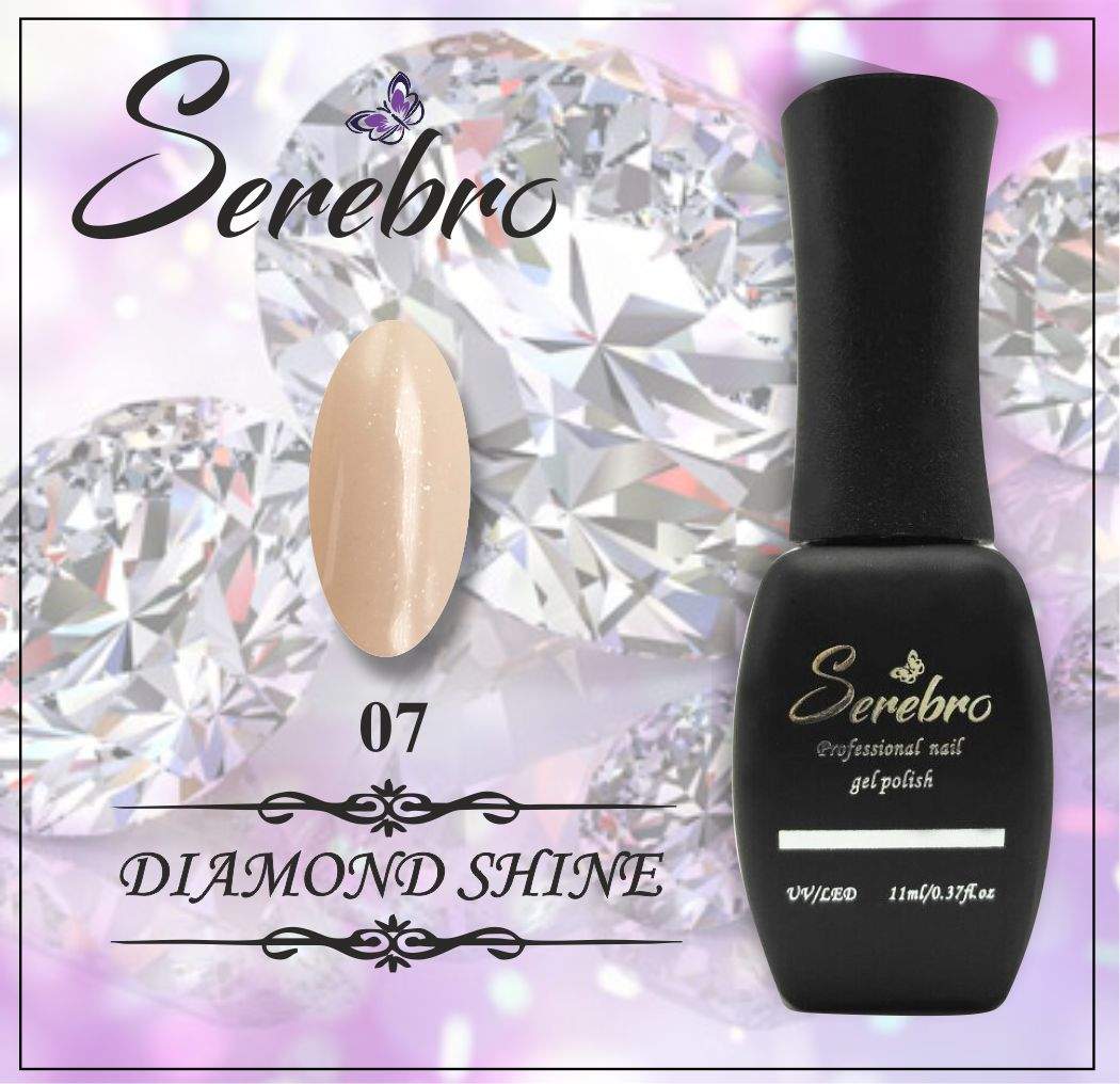 Гель-лак Diamond Shine "Serebro" №07, 11 мл