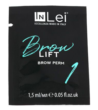 Перманентный состав для бровей InLei "Brow Lift 1", 1,5 мл